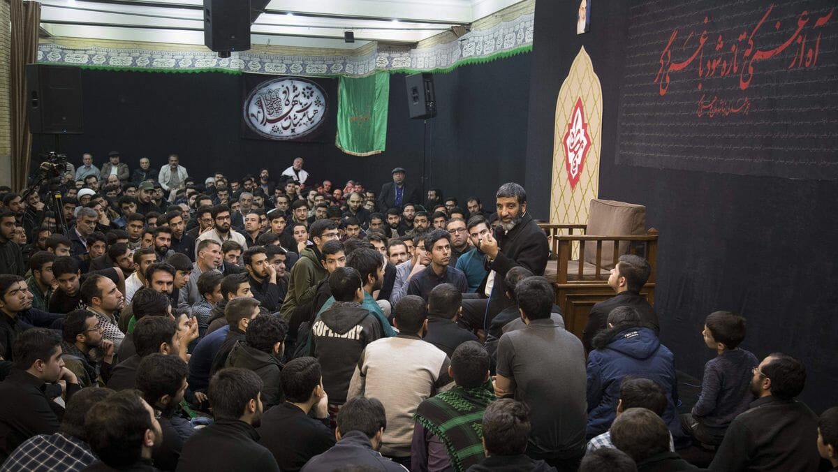 Iranische Revolutionsgarden Hossein Yekta forderte britische Studenten zur Verbreitung der Islamischen Revolution auf