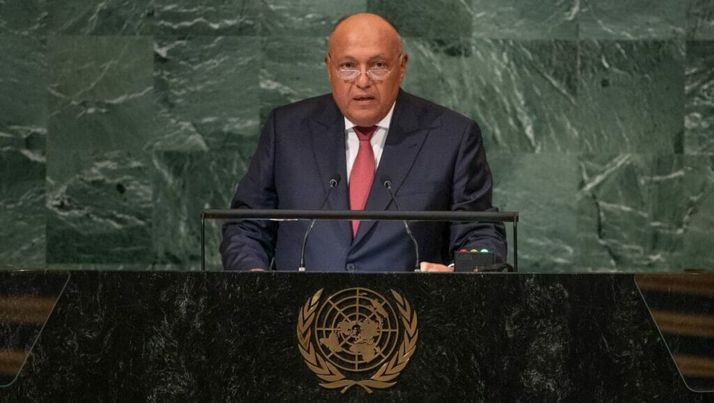 Am Rande der UNO-Generalversammlung traf Ägyptens Außenminister Shoukry seinen iranischen Amtskollegen