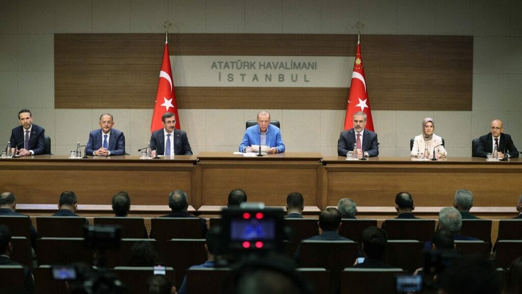 Erdogans Pressekonferenz vor seiner Abreise zur UNO-Generalversammlung in New York