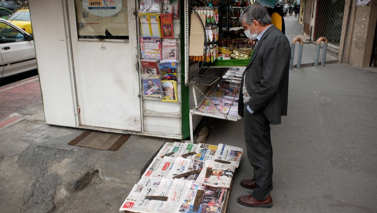 Der Iran belegt den drittletzten Platz weltweit in Bezug auf Pressefreiheit