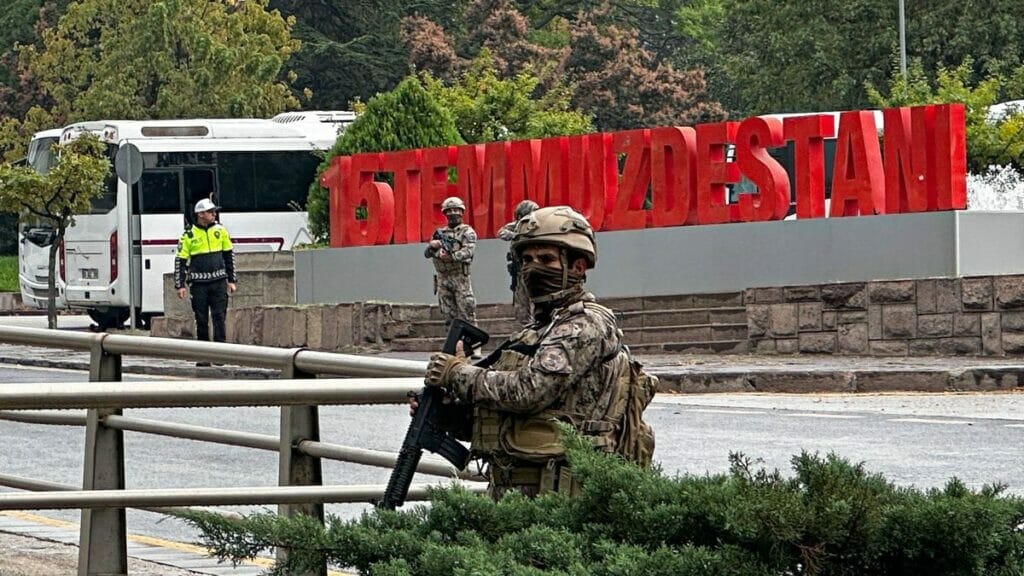 Sicherheitsmaßnahmen nach dem Terroranschlag in der türkischen Hauptstadt Ankara