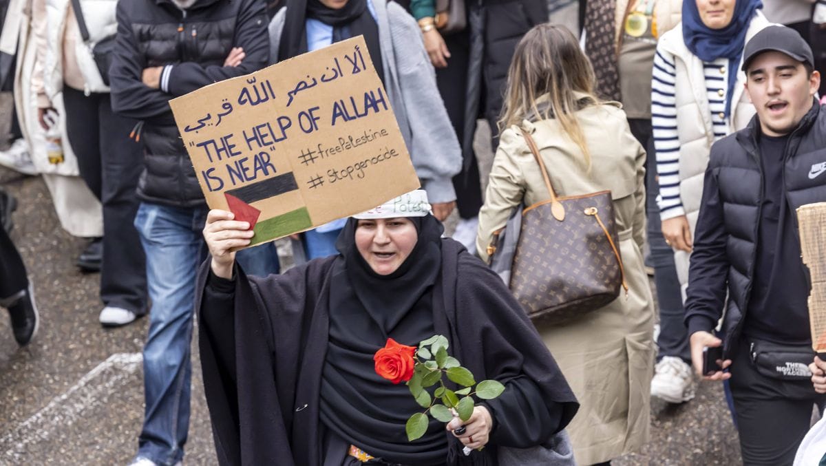 Islamischer Antisemitismus: Antiisraelische Demonstration in Stuttgart