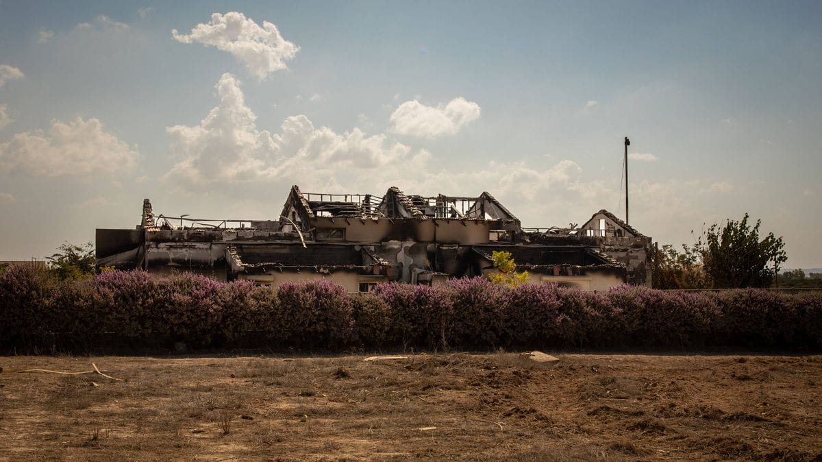 Der Kibbuz Be’eri im Süden Israels nach dem Hamas-Massaker