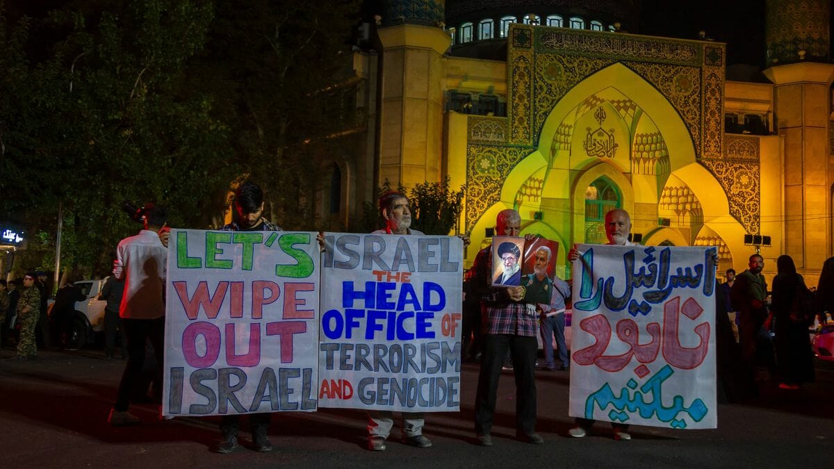 Solidaritätsdemonstration mit dem Hamas-Terror gegen Israel im Iran