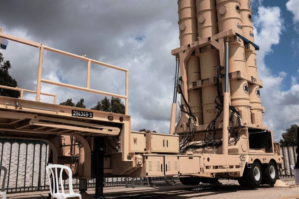 Abschussstation für Raketen des Arrow-Abehrsystems. (© imago images/ZUMA Wire)