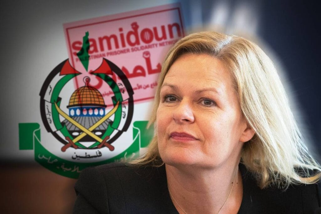 Innenministerin Faeser gab am Donnerstag das Vebot von Hamas und Samidoun bekannt. (© imago images/Sven Simon)