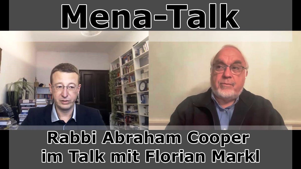 Rabbi Abraham Cooper vom Simon Wiesenthal Center in Los Angeles.