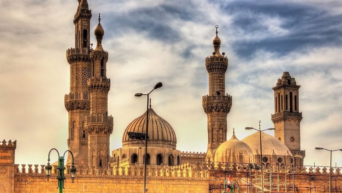 Die Moschee der Al-Azhar-Universität in Ägyptens Hautstadt Kairo