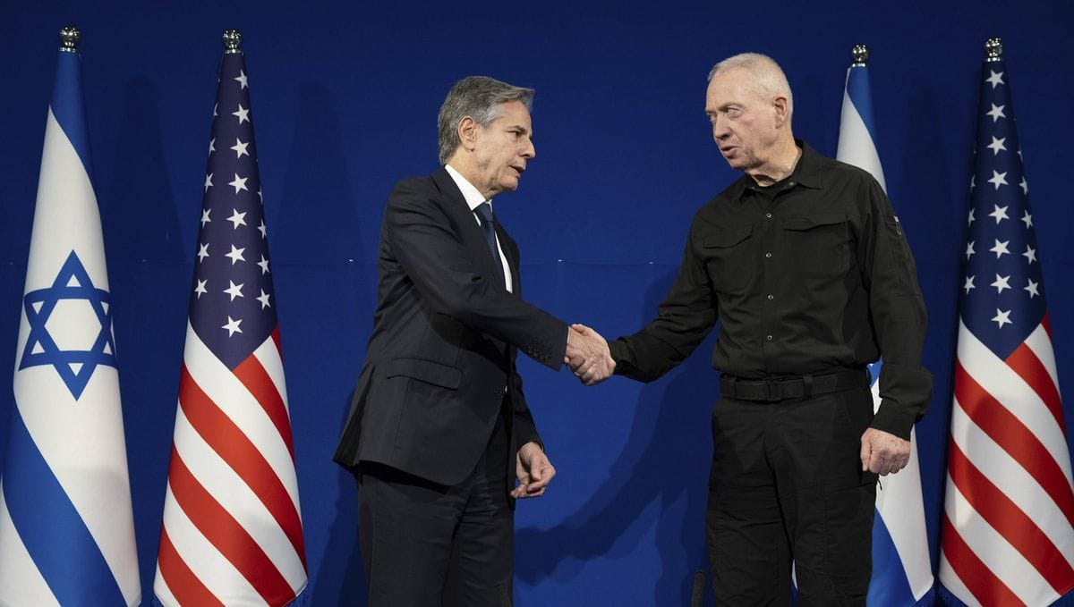 US-Außenminister Antony Blinken mit Israels Verteidigungsminister Yoav Gallant