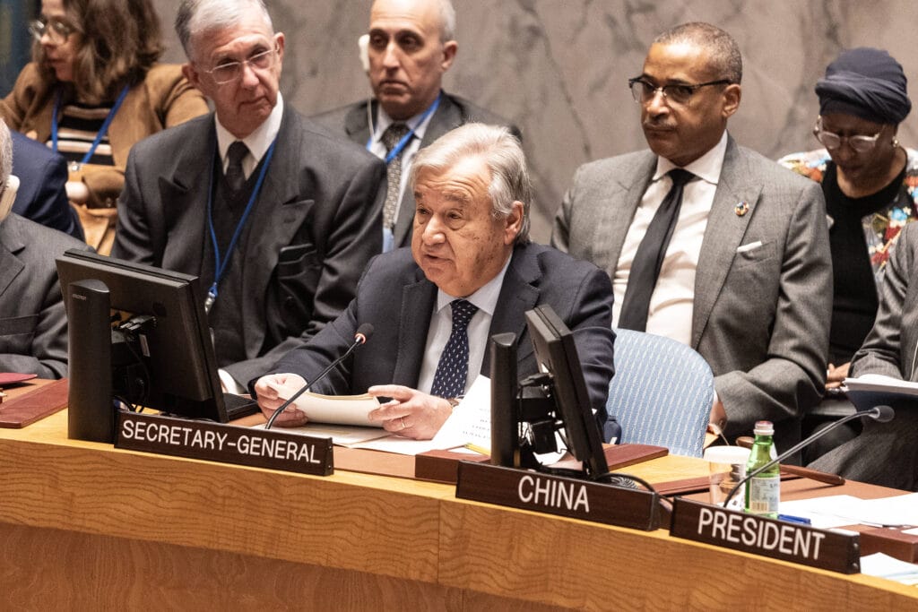 UNO-Generalsekretär Antonio Guterres