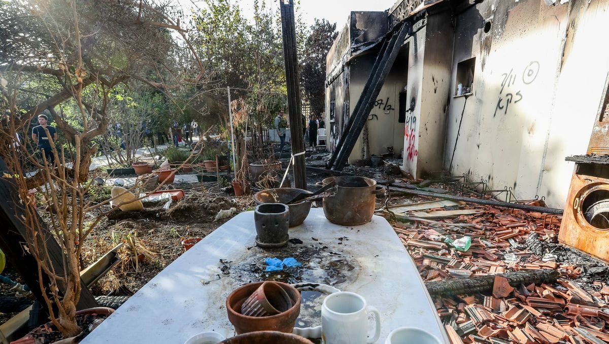 Bilder der Verwüstung im Kibbuz Be’eri im Süden Israels