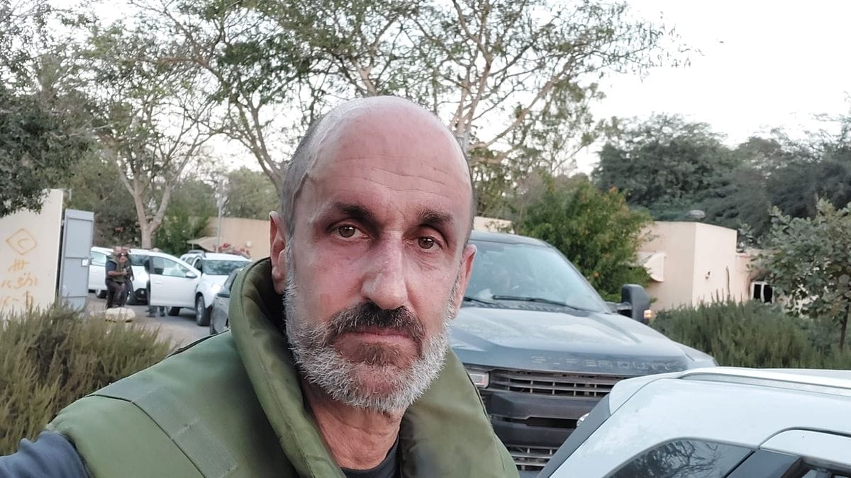 Der Archäologe Hai Ashkenazi im Kibbutz Nir Oz