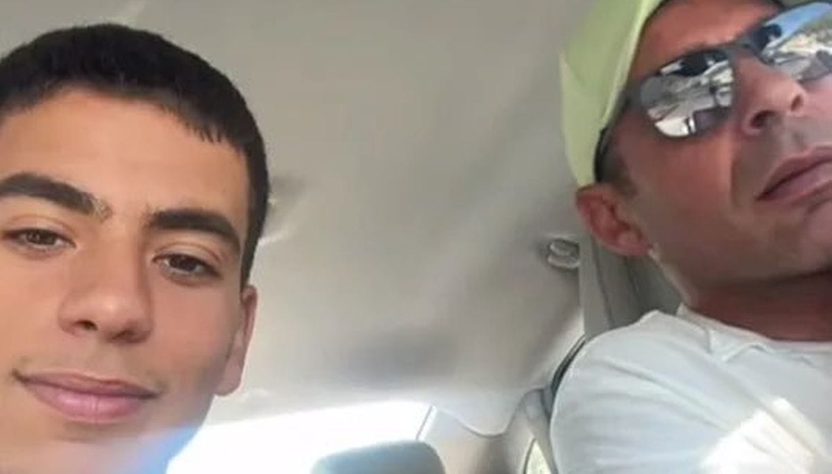 Der von der Hamas ermordete Israeli Adir Tahar und sein Vater David