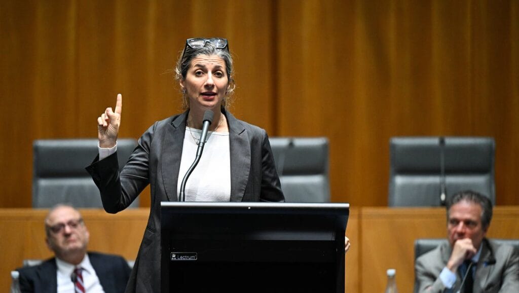 Die UN-Sonderberichterstatterin für die besetzten palästinensischen Gebiete, Francesca Albanese