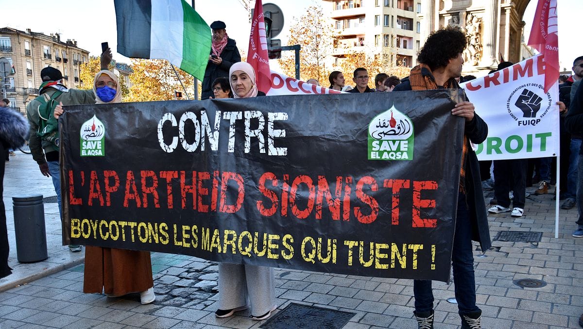 Antisemitische Demonstration in Frankreich