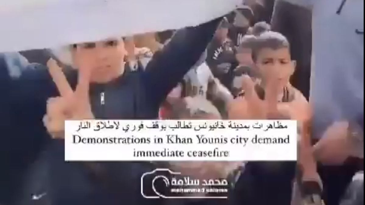 Erste Anti-Hamas-Demonstrationen in Gaza