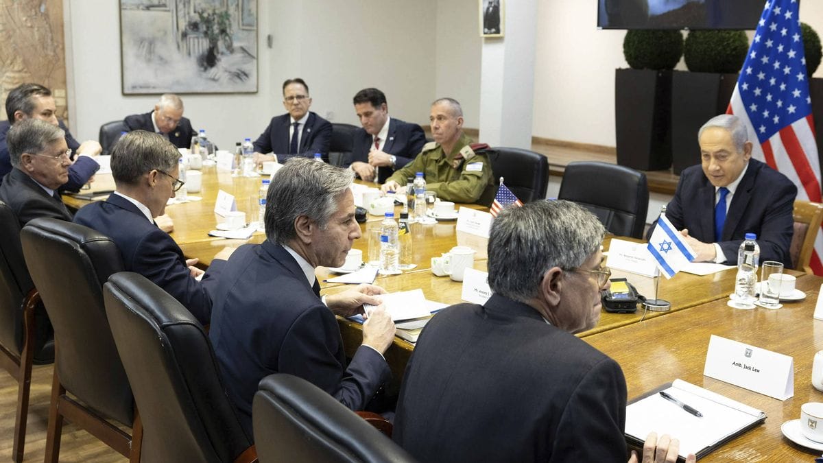 Keine Besetzung Gazas: Israels Premier Netanjahu bei Treffen mit US-Außenminister Blinken