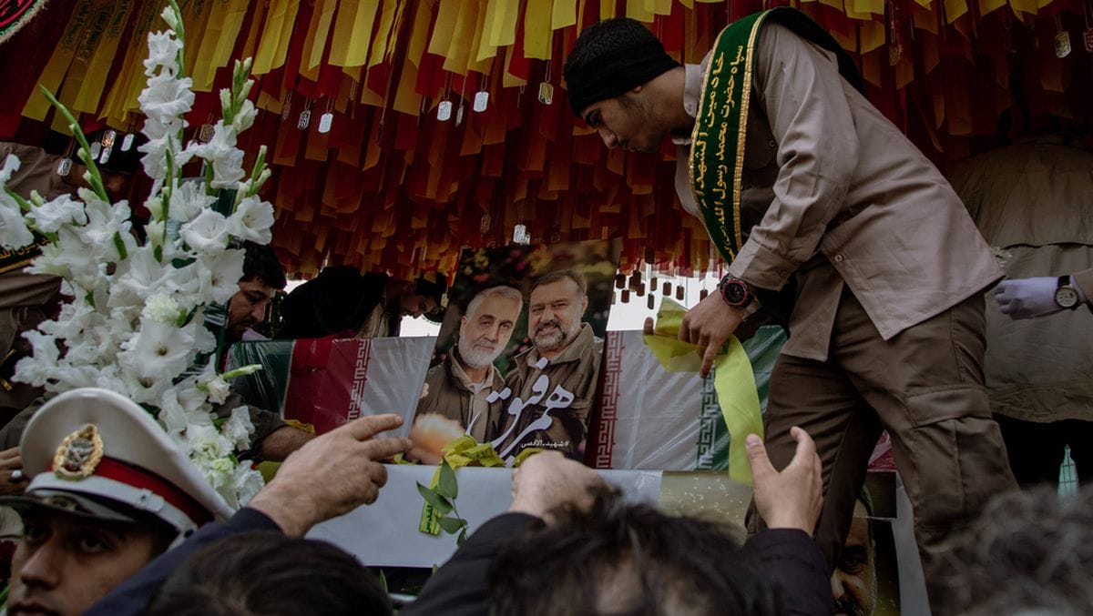 Gedenkzeremonie für Qassem Soleimani und Kazi Mousavi im Iran