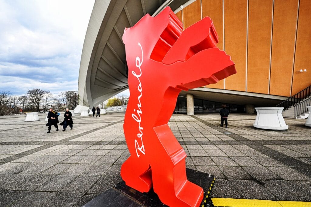 Der Berlinale-Bär, Symbol des Filmfestivals. (© imago images/Funke Foto Services)