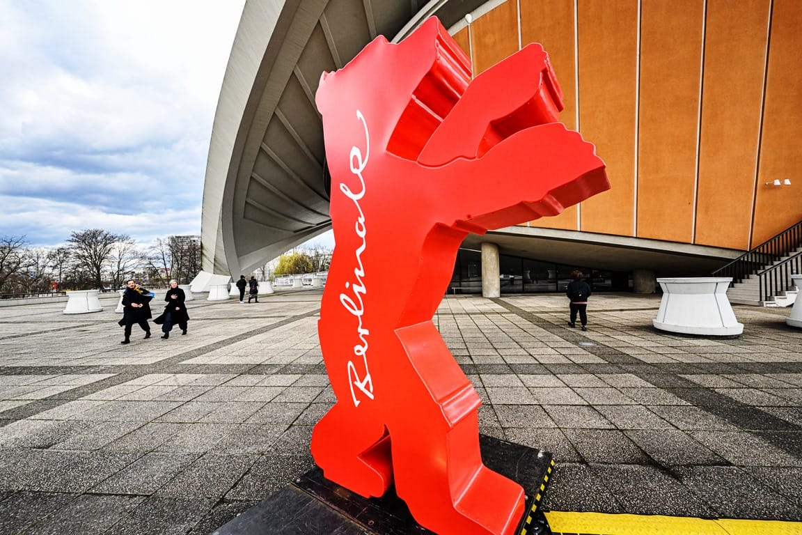Der Berlinale-Bär, Symbol des Filmfestivals. (© imago images/Funke Foto Services)