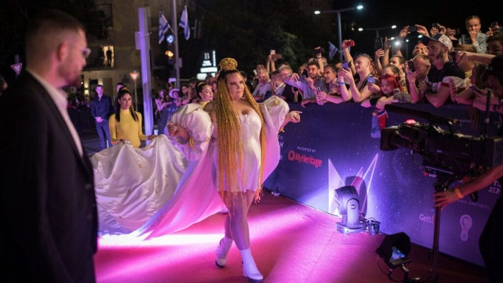 Netta Barzilai nach ihrem Song Contest-Gewinn im Jahr 2018