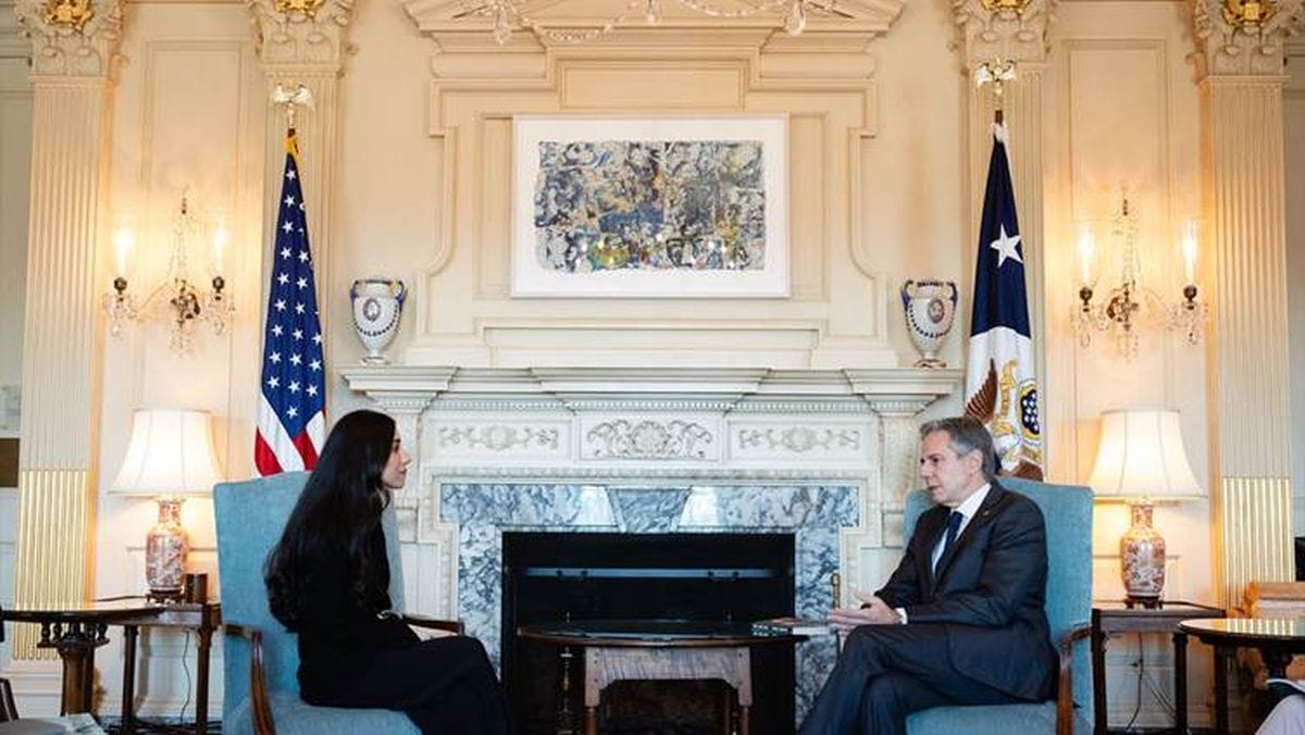 IS-Völkermord an Jesiden: US-Außenminister Antony Blinken traf sich in Washington mit Nadia Murad