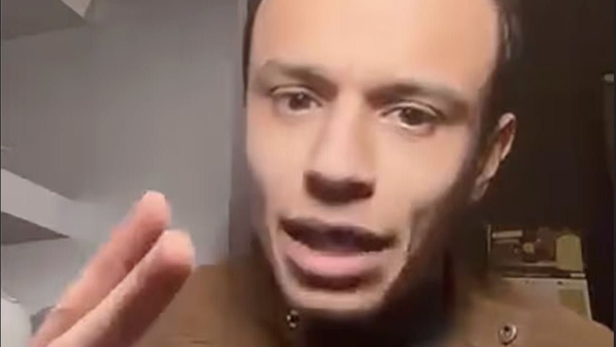 Der in Brüssel lebende palästinensische Aktivist Amjad AbuKoush