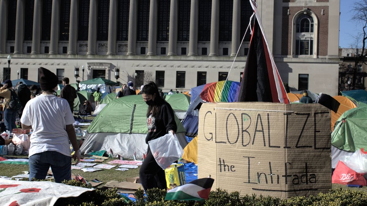 Für die Globalisierung des Judenmords: Gaza-Protestcamp an der Columbia University in New York