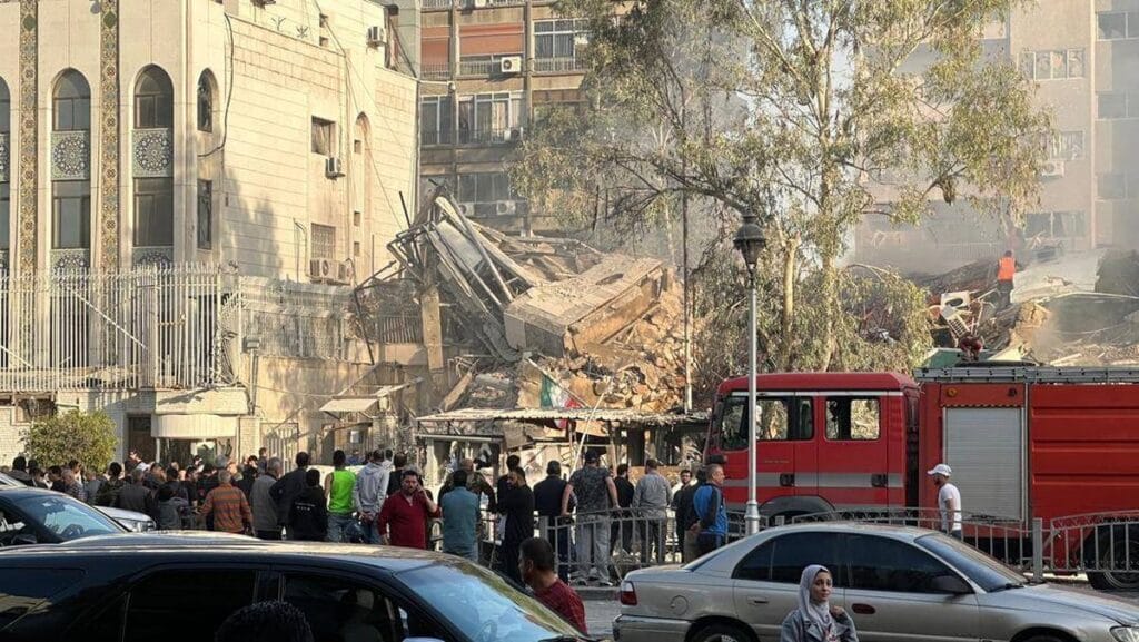 Ort des Israel zugeschriebenen Luftschlags auf iranische Revolutionsgarden-Führer in Syrien