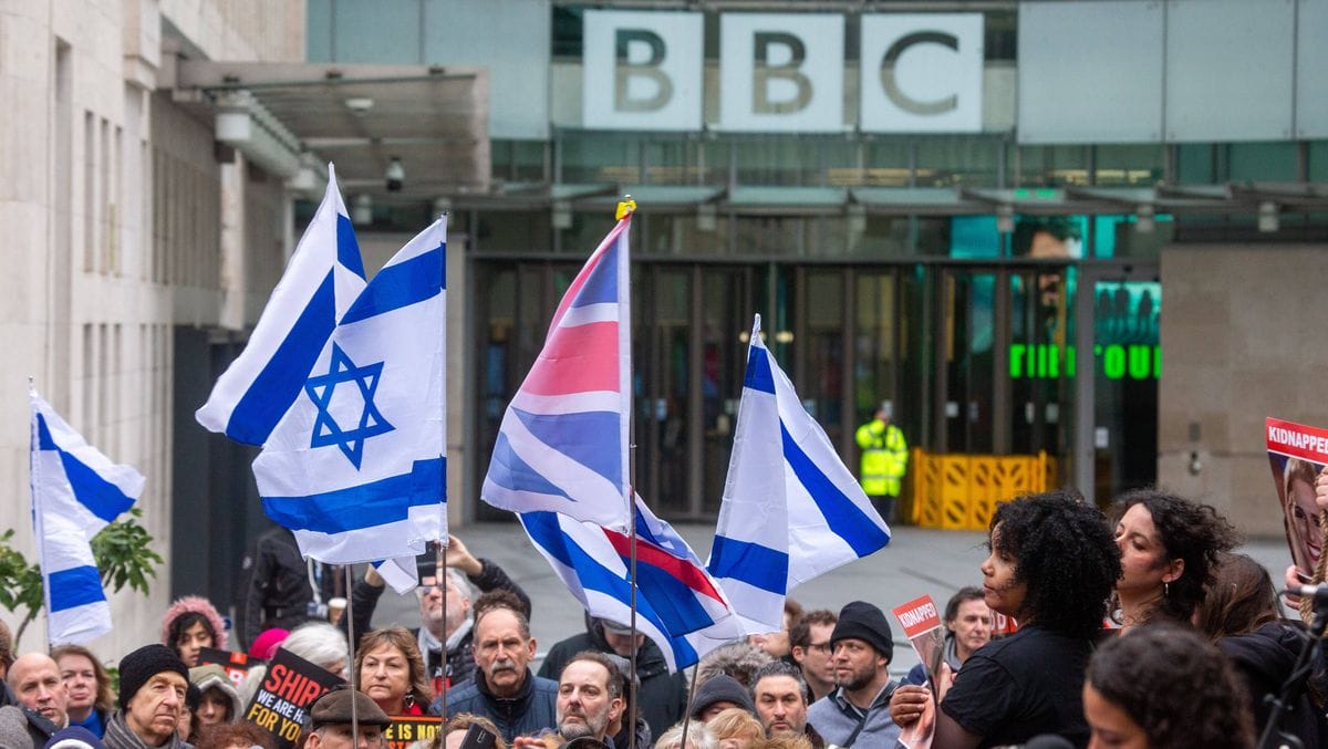 Vorwurf des Antisemitismus: Demonstration gegen antiisraelische BBC-Berichterstattung