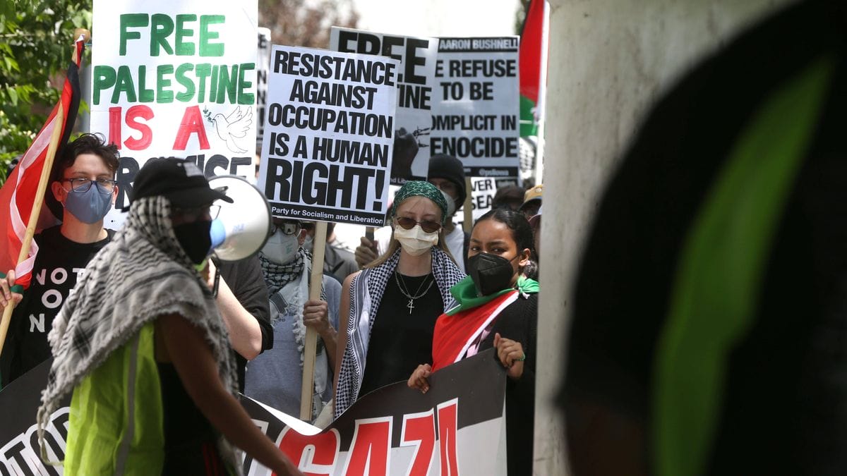 Solidarität mit Hamas: Antiisraelischer Protest an der Universität Iowa