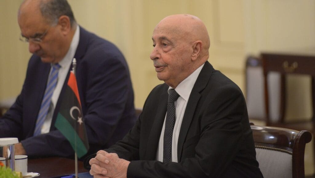Geht von Wahlen noch in diesem Jahr aus: Präsident des libyschen Repräsentantenhauses, Aguila Saleh