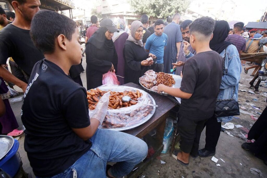 Die vielfach behauptete Hungersnot im Norden des Gazastreifens gibt es nicht. (© imago images/APAimages)