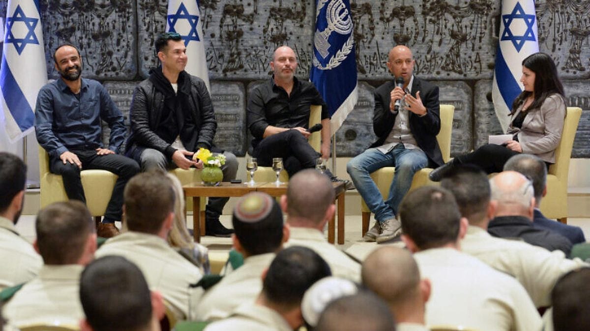 Das »Fauda«-Team bei einem Empfang beim israelischen Präsidenten