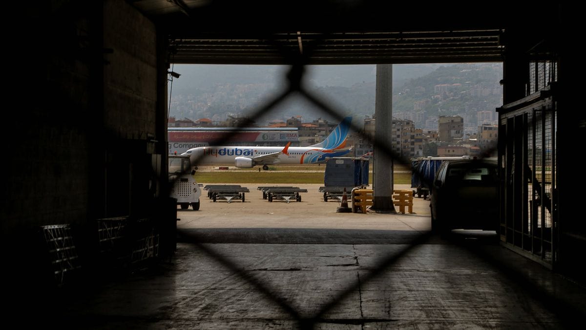 Von der Hisbollah als Waffenversteck genutzt: Frachtlager auf dem Rafik-Hariri-Flughafen in Beirut