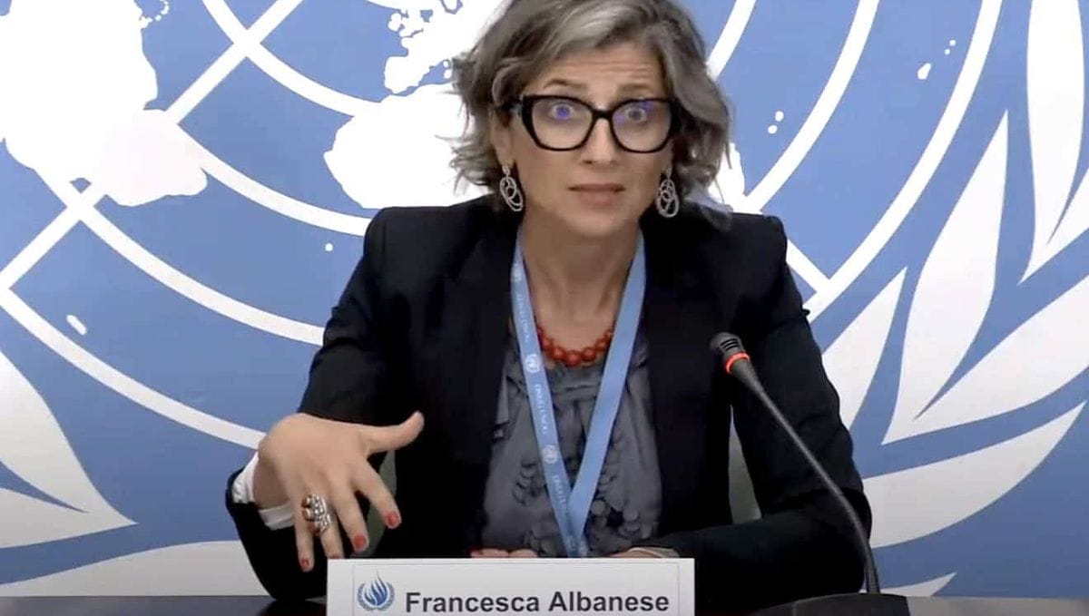 Sonderberichterstatterin des UN-Menschenrechtsrats für die palästinensischen Gebiete, Francesca Albanese