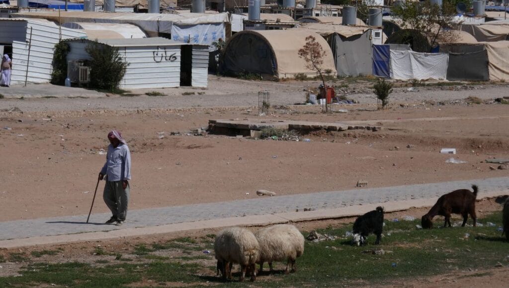 Khabartoo Camp: eines der Flüchtlingslager für Jesiden im Irak