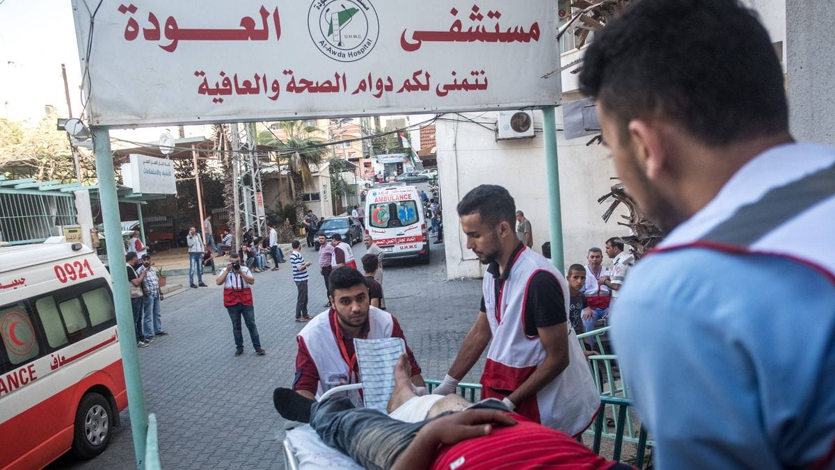 Hamas-Unterschlupf: Al-Adwan-Krankenhaus im nördlichen Gazastreifen, wo Baxtiyar Baram als Arzt tätig war