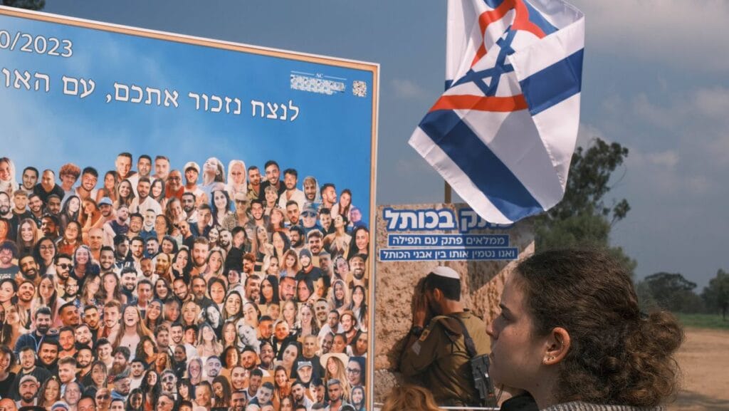 Gedenkstätte für die beim Hamas-Massaker vom 7. Oktober beim Nova Festival Getöteten