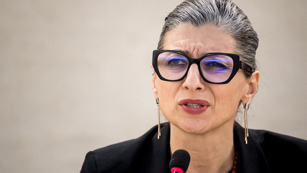 Die antisemitische UN-Sonderberichterstatterin für die besetzten palästinensischen Gebiete, Francesca Albanese