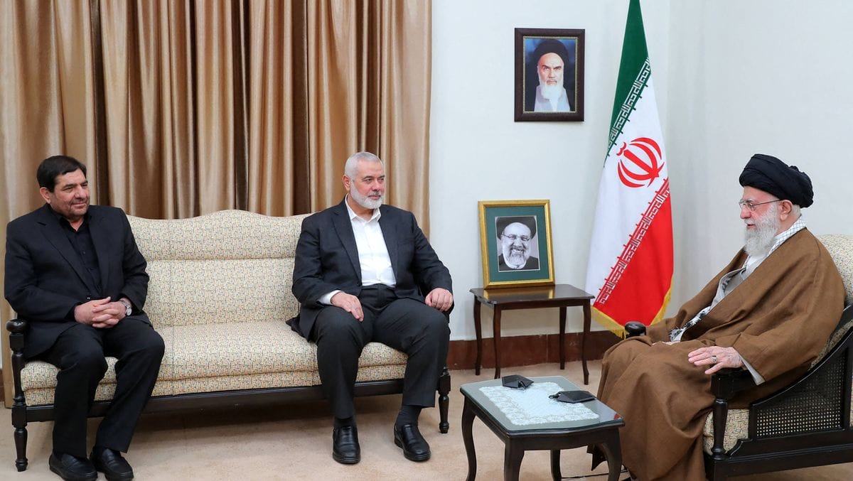 Hamas-Führer Ismail Haniyeh bei einem seiner letzten Besuche in Teheran