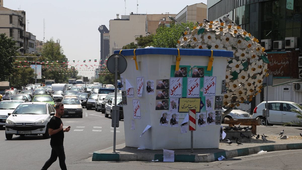 Wahlwerbung in der iranischen Hauptstadt Teheran