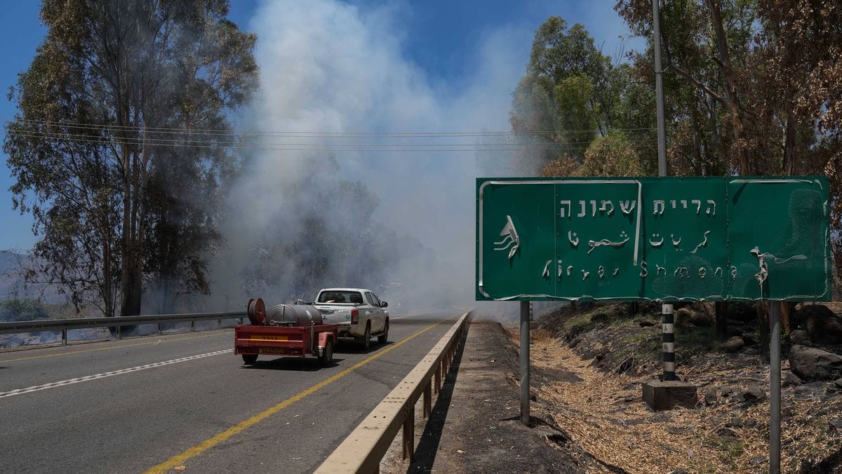 Unterdessen geht der Hisbollah-Raketenbeschuss auf den Norden Israels unvermindert weiter