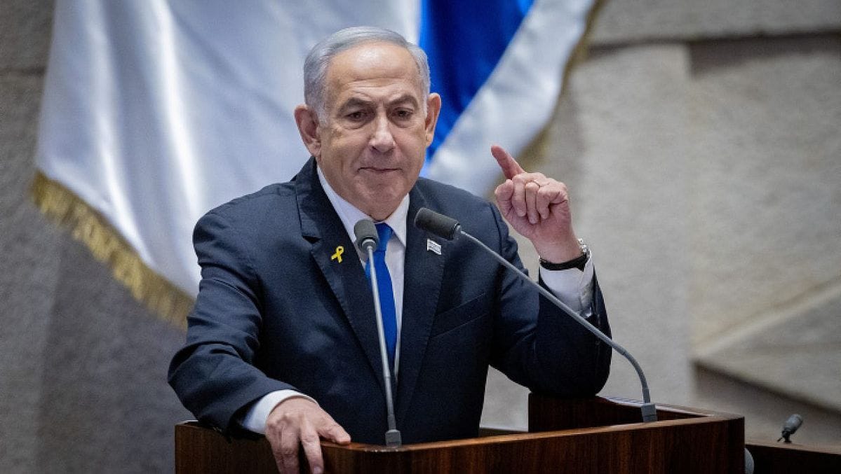 Die israelische Premierminister Benjamin Netanjahu bei einer Sitzung der Knesset