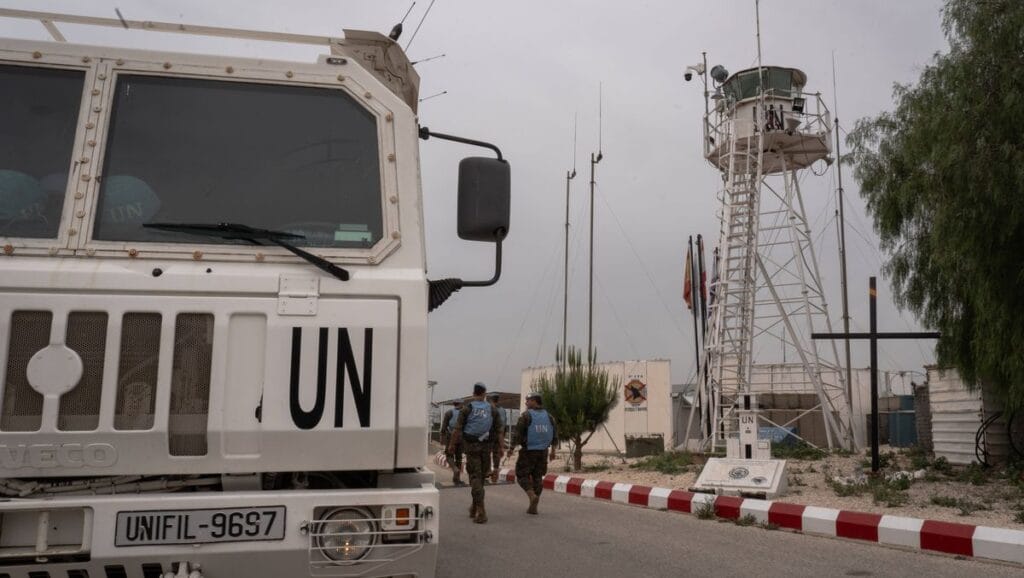 UNIFIL-Truppen an der Grenze zwischen Israel und dem Libanon