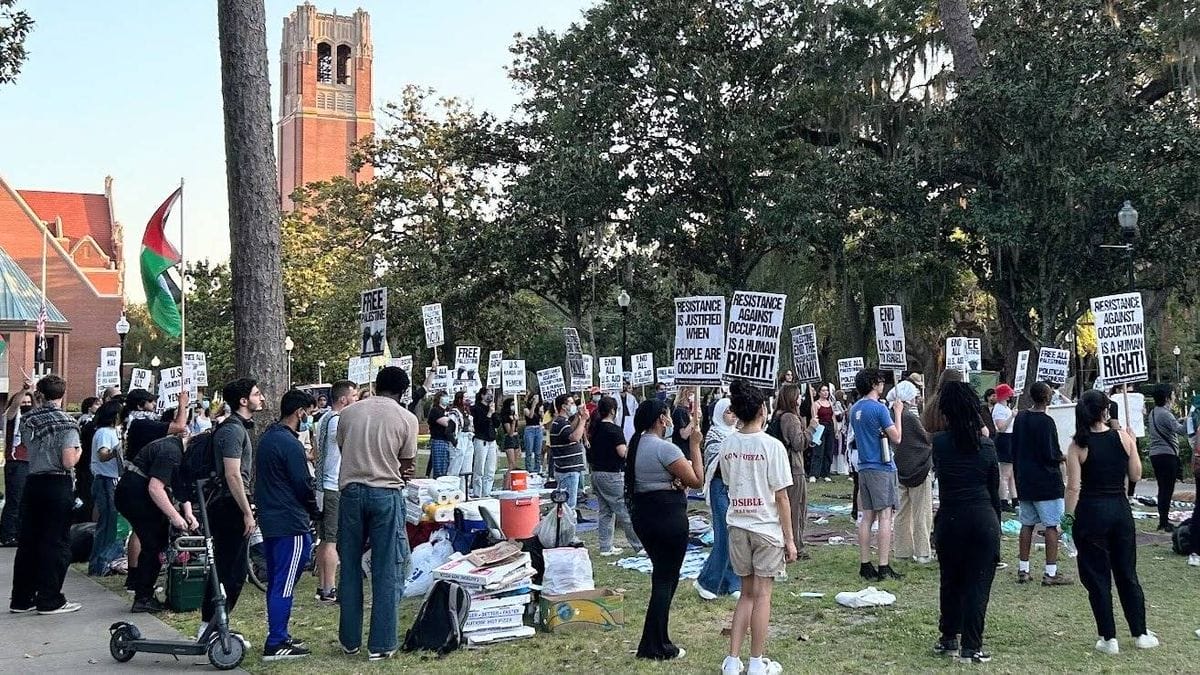 Antisemitische Demonstration an der Universität von Florida