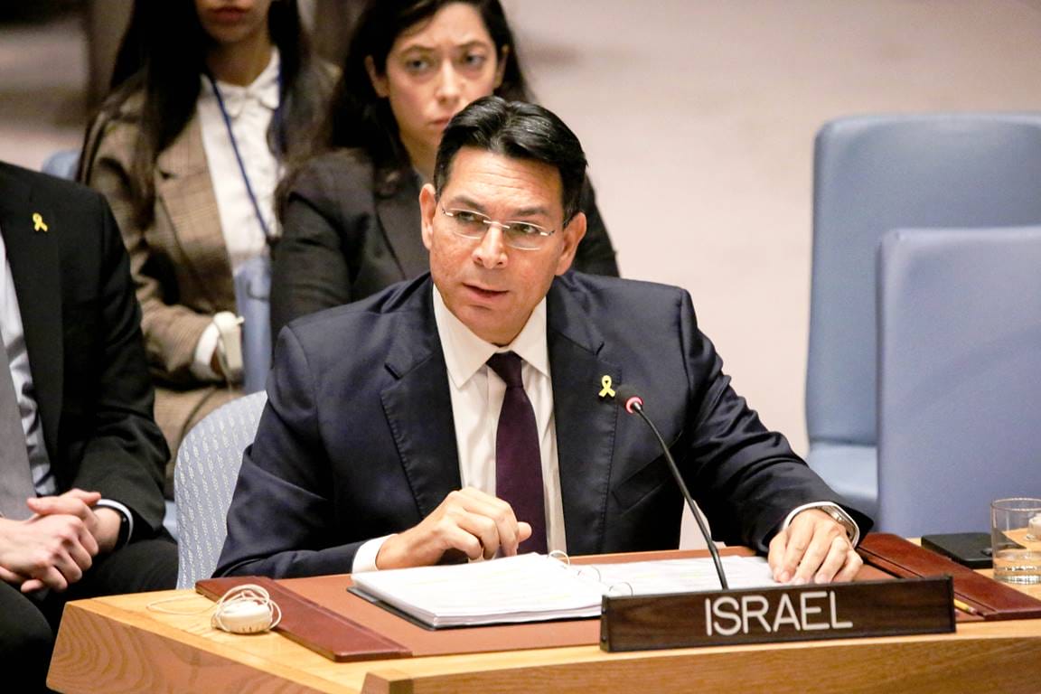 Israels UNO-Botschafter Danny Danon forderte im Sicherheitsrat eine Verurteilunge der Hisbollah und des iranischen Regimes. (© imago images/ZUMA Press Wire)