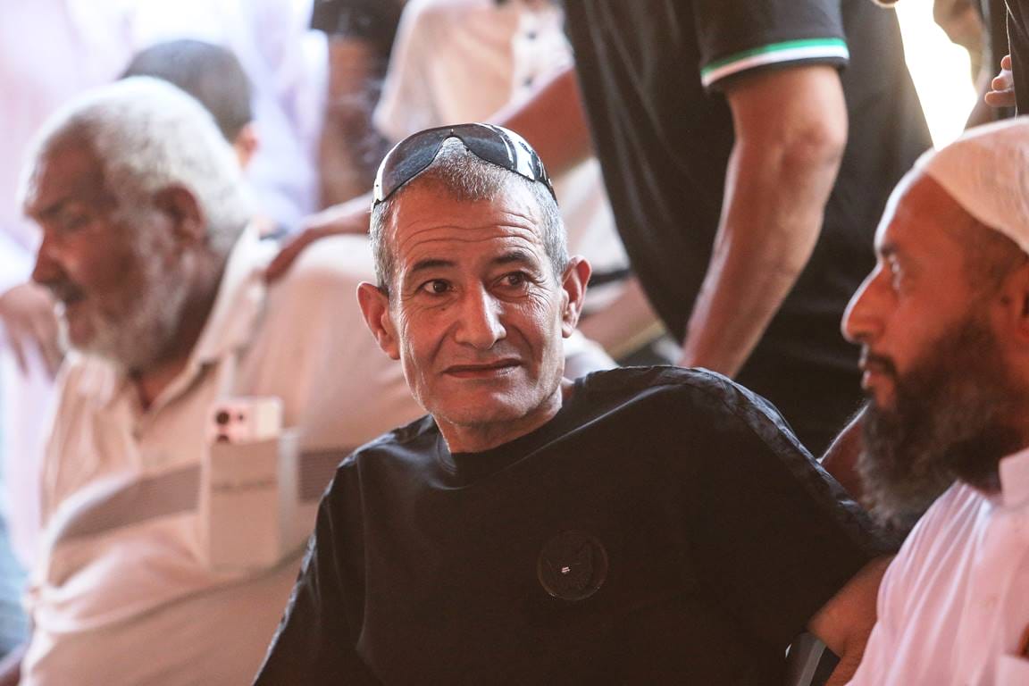 Der jüngst aus der Hamas-Geiselhaft befreite Qaid Farhan al-Qadi. (© imago images/NurPhoto)