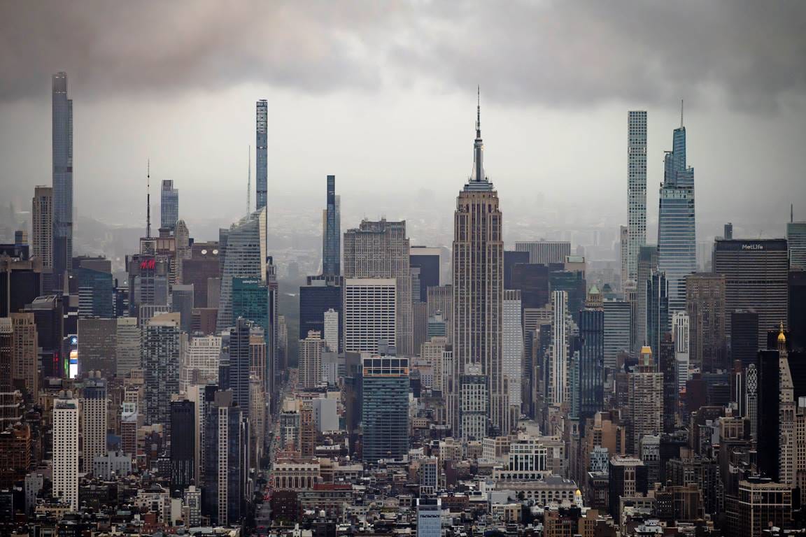 Skyline von New York: Blick über Midtown Manhattan Richting Norden. (© imago images/ZUMA Press Wire)