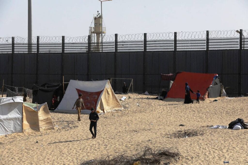 Der Philadelphi-Korridor verläuft entlang der Grenze zwischen dem Gazastreifen und Ägypten. (© imago images/APAimages)